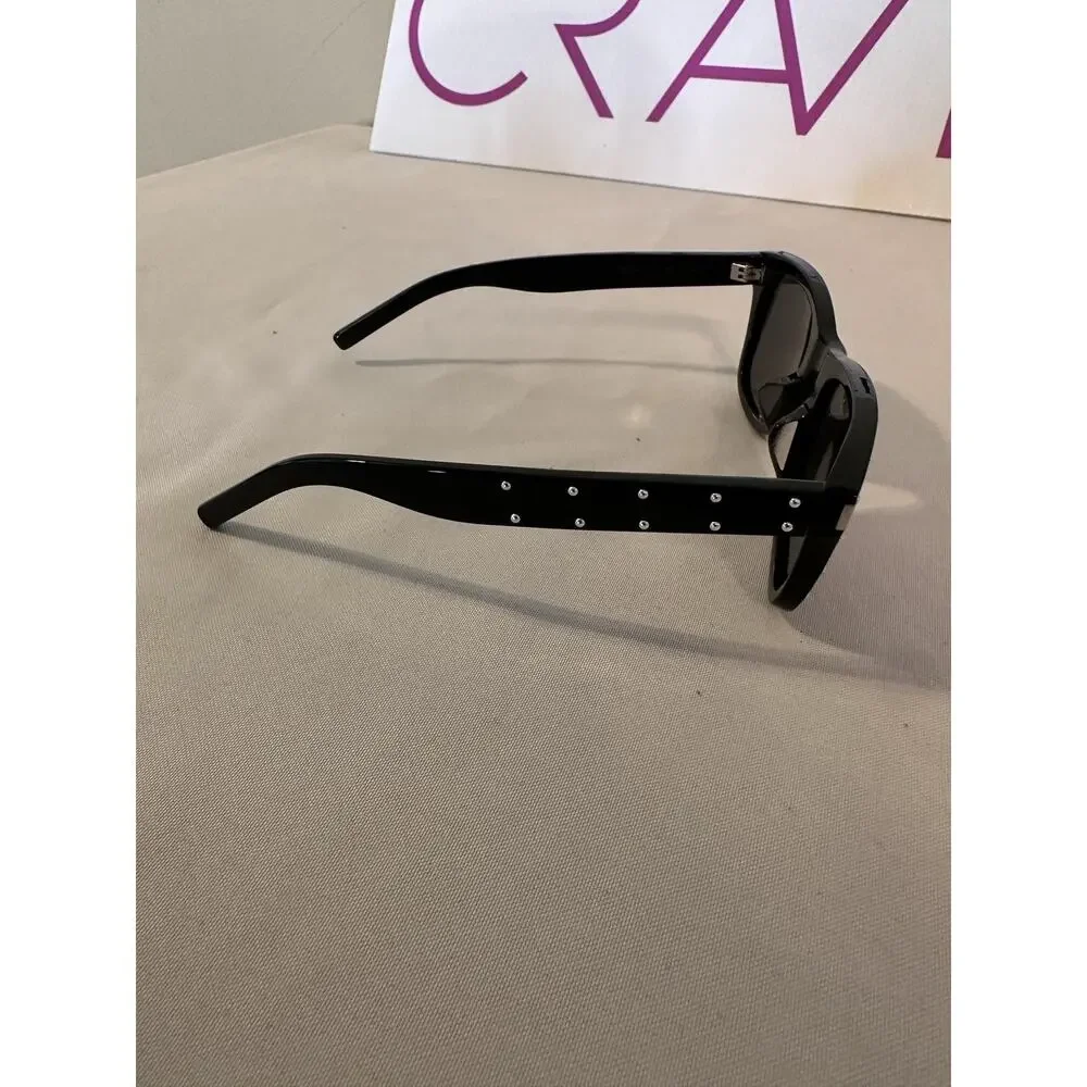 Saint Laurent Sunglasses Womens Black Studded SL51/F